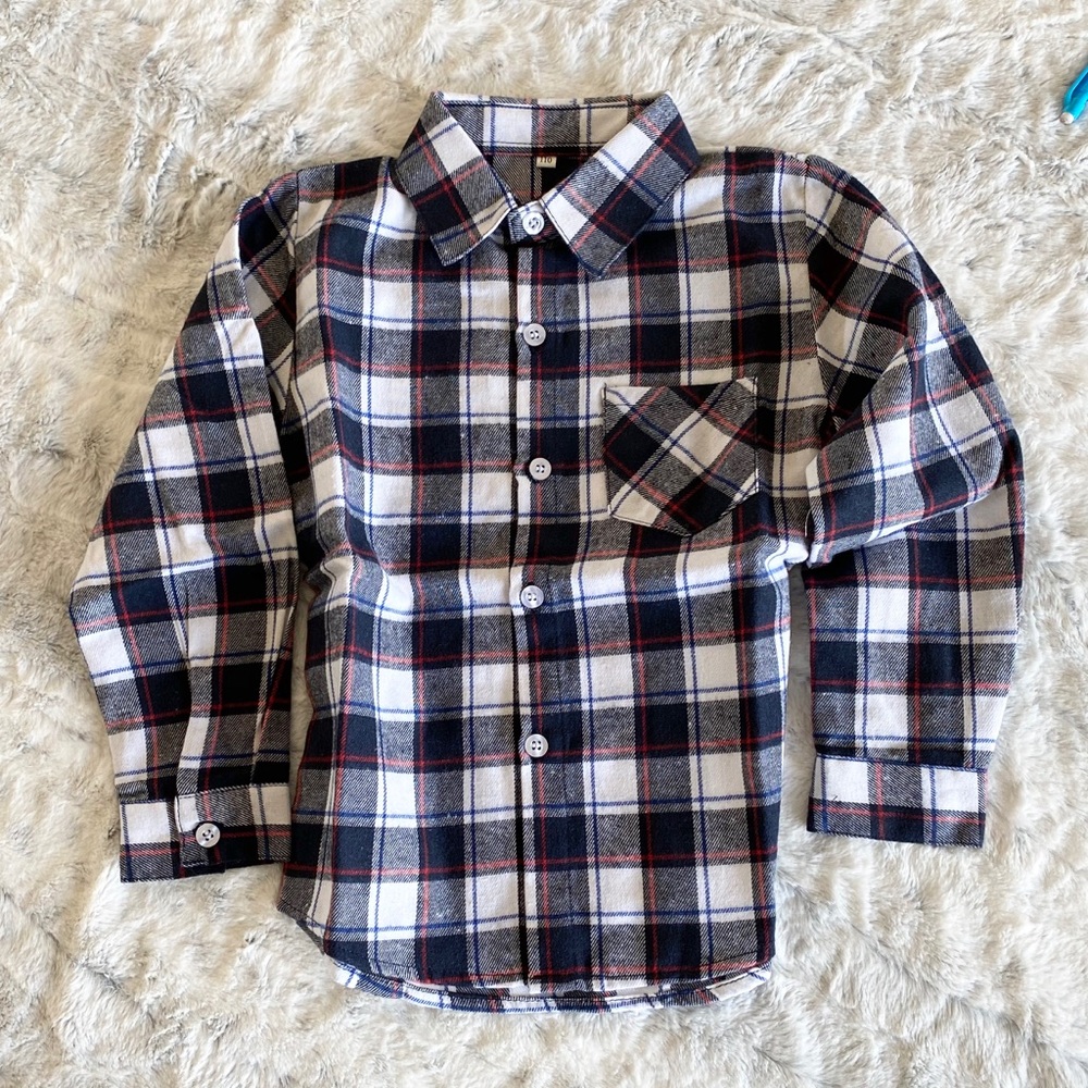 🌟 Boys Flannel shirt